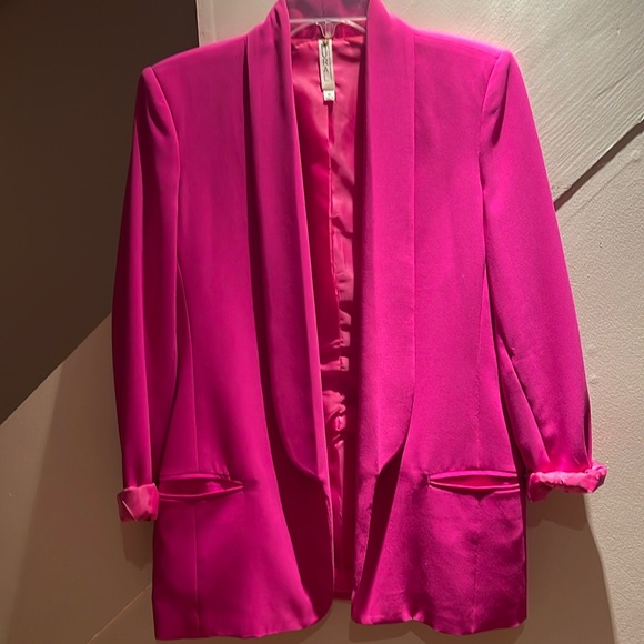 Mural Jackets & Blazers - Mural Hot Pink Blazer